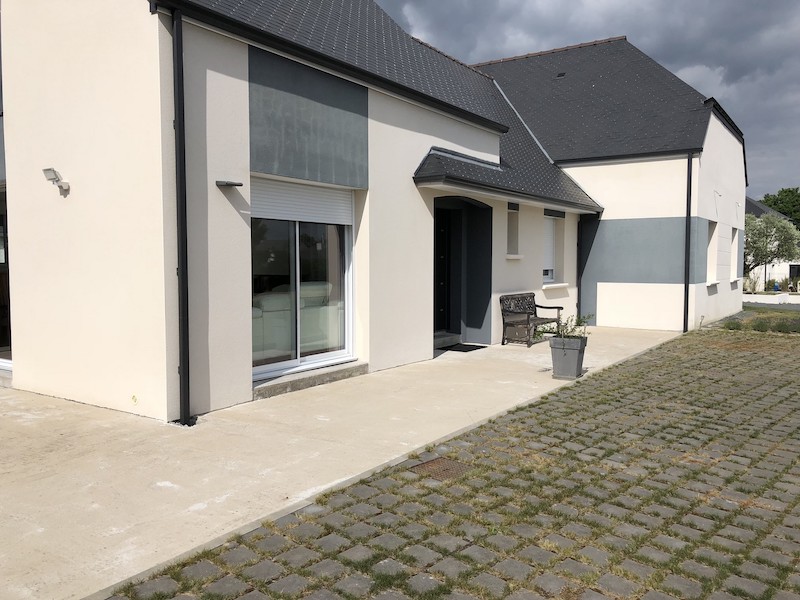 Pose de terrasse sur dalle à Orvault