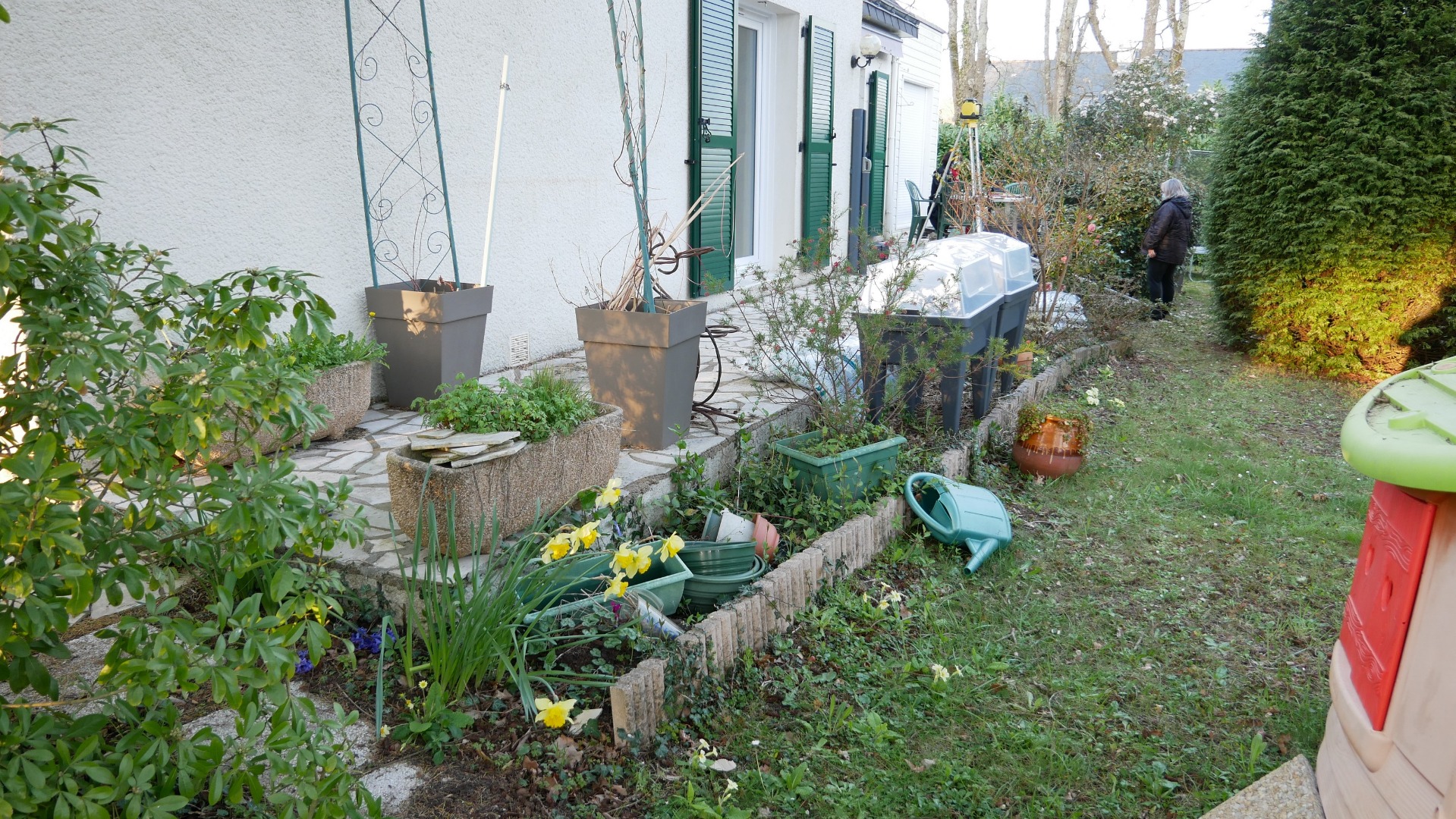 Terrasse en ACCOYA à Sautron avant intervention