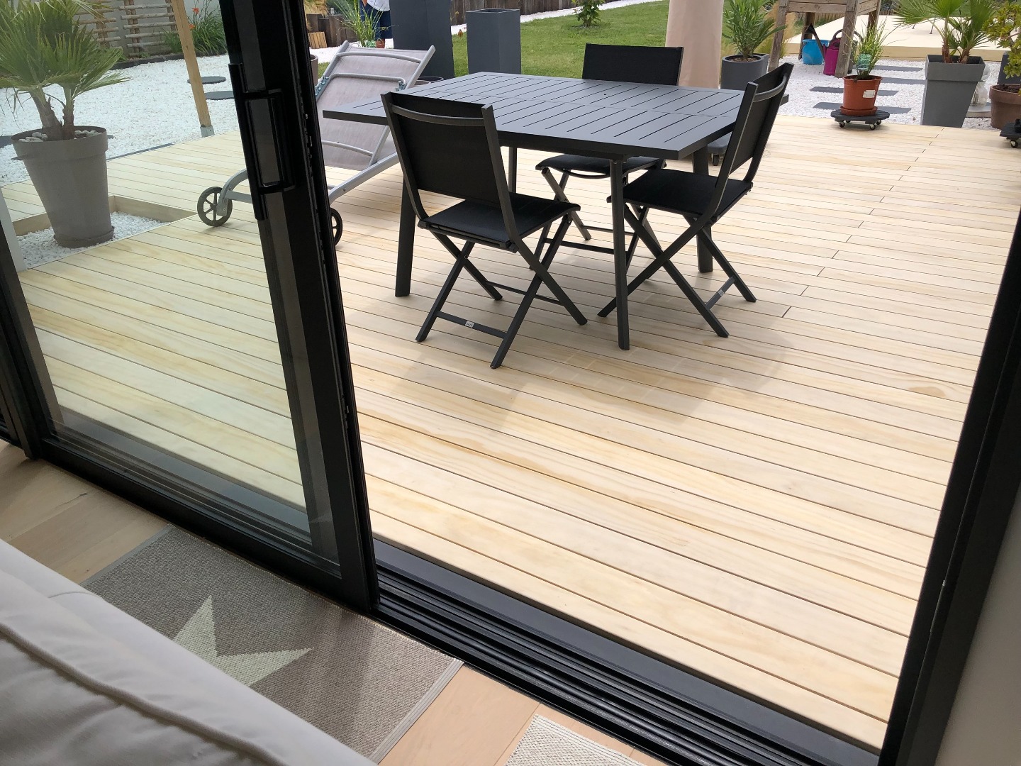 Terrasse sur jardin à Noirmoutier