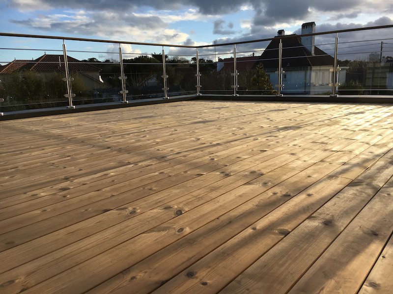 Terrasse sur toits plats à La Baule
