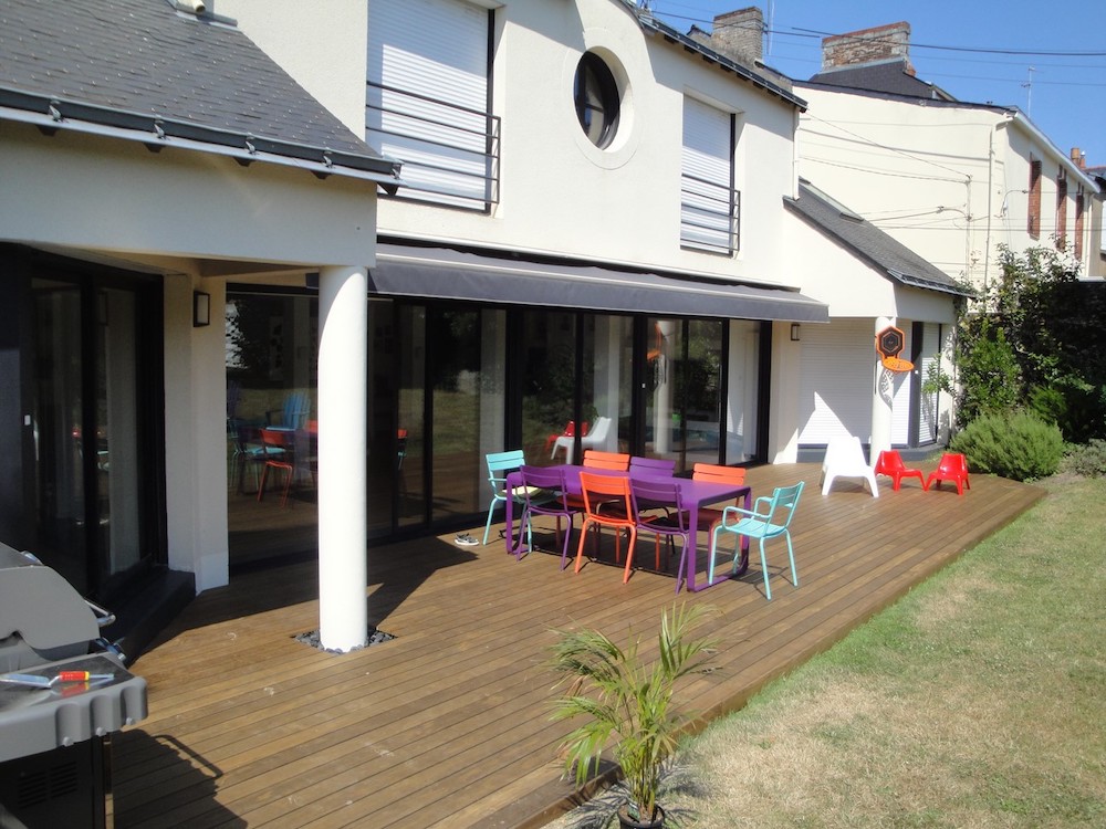 Terrasse en accoya, sur-mesure, à Nantes