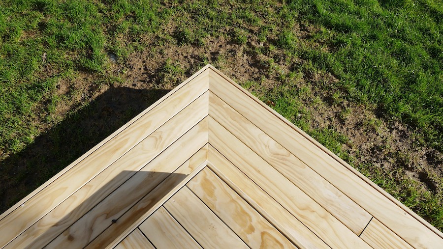 Double terrasses en bois à Sucé-sur-Erdre