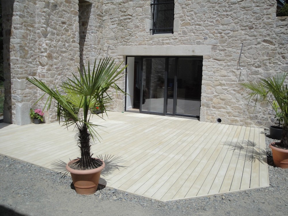 Installation de terrasse sur plusieurs niveaux