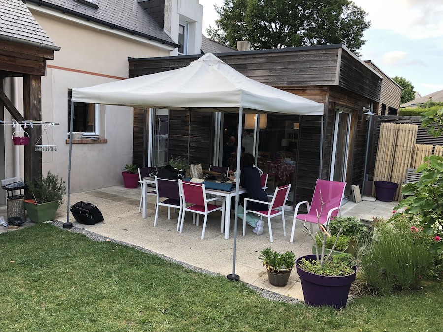 Terrasse au sol à La Chapelle sur Erdre