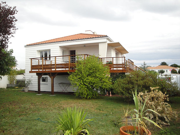Pose d'une terrasse en bois