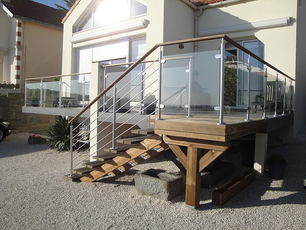 Construction d'une terrasse sur-mesure à Couëron